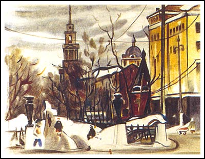 N. Mozharsky. Komsomol Avenue