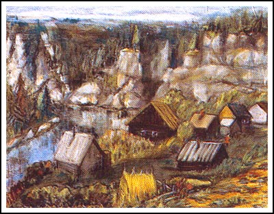 G. Khomenko. A Ural village