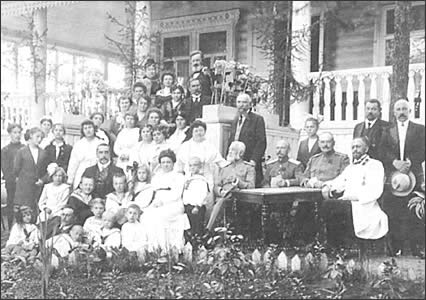 At the Kobyaks' country house. The Kobyaks were enterprisers and public figures. Kobyak Senior was an editor of the Perm Province Gazette